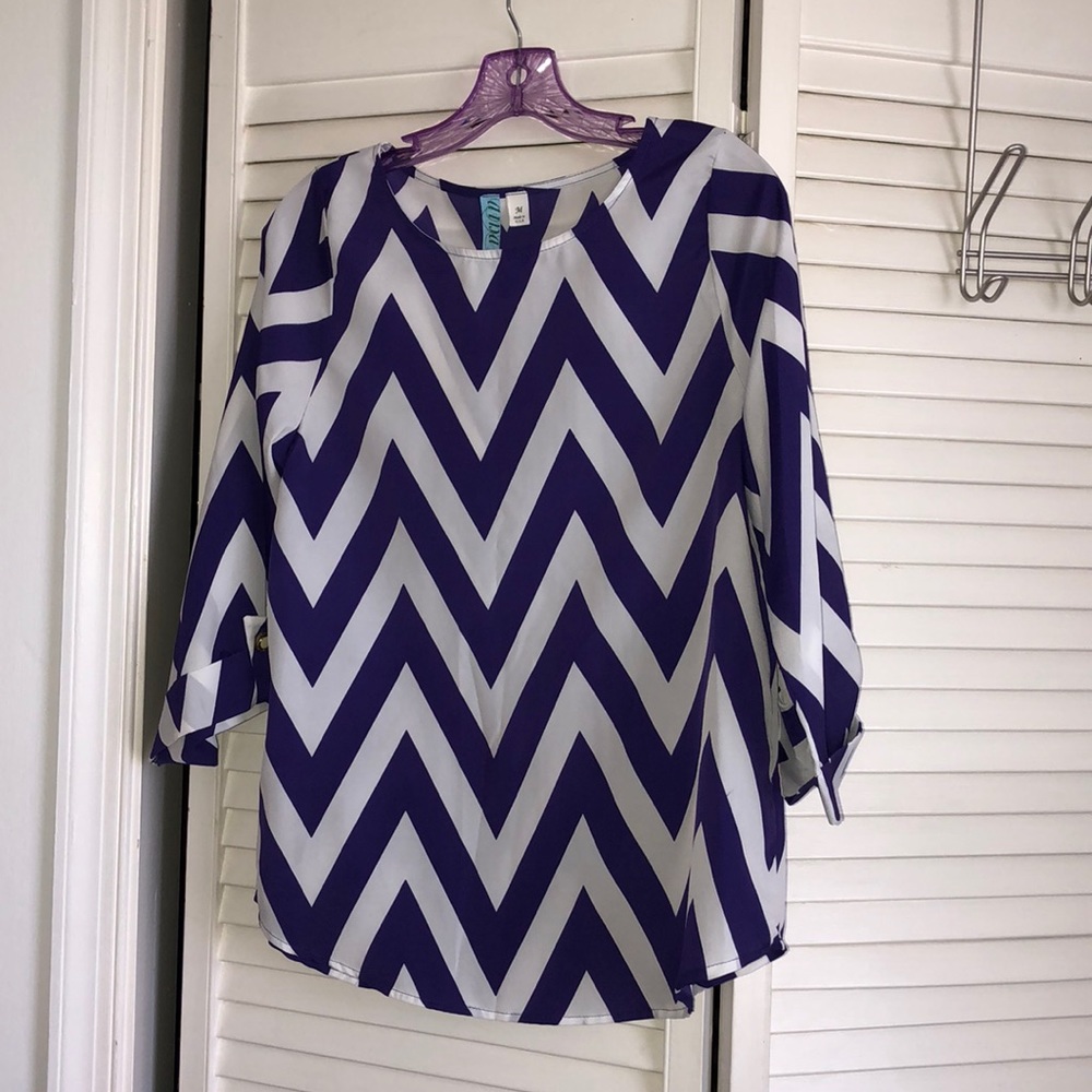 Purple chevron shirt